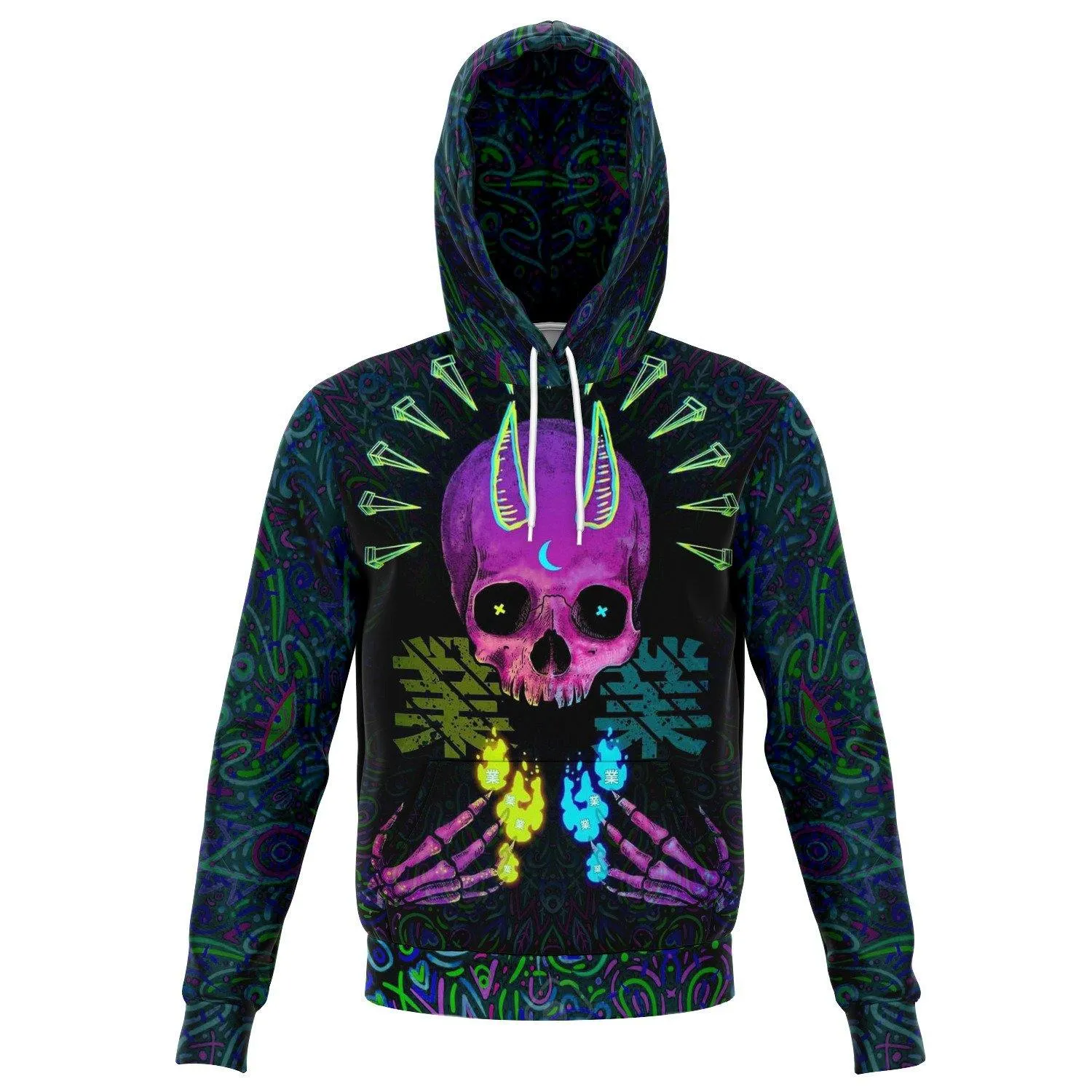 Trippy Skull Hoodie