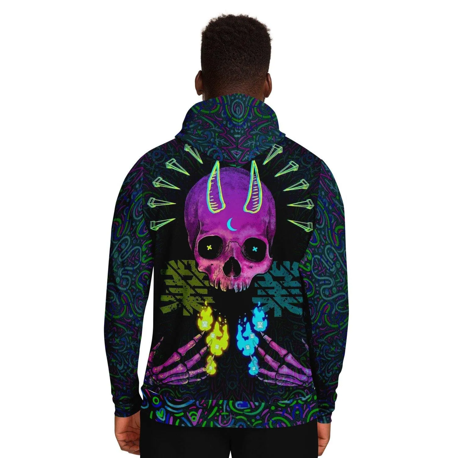 Trippy Skull Hoodie