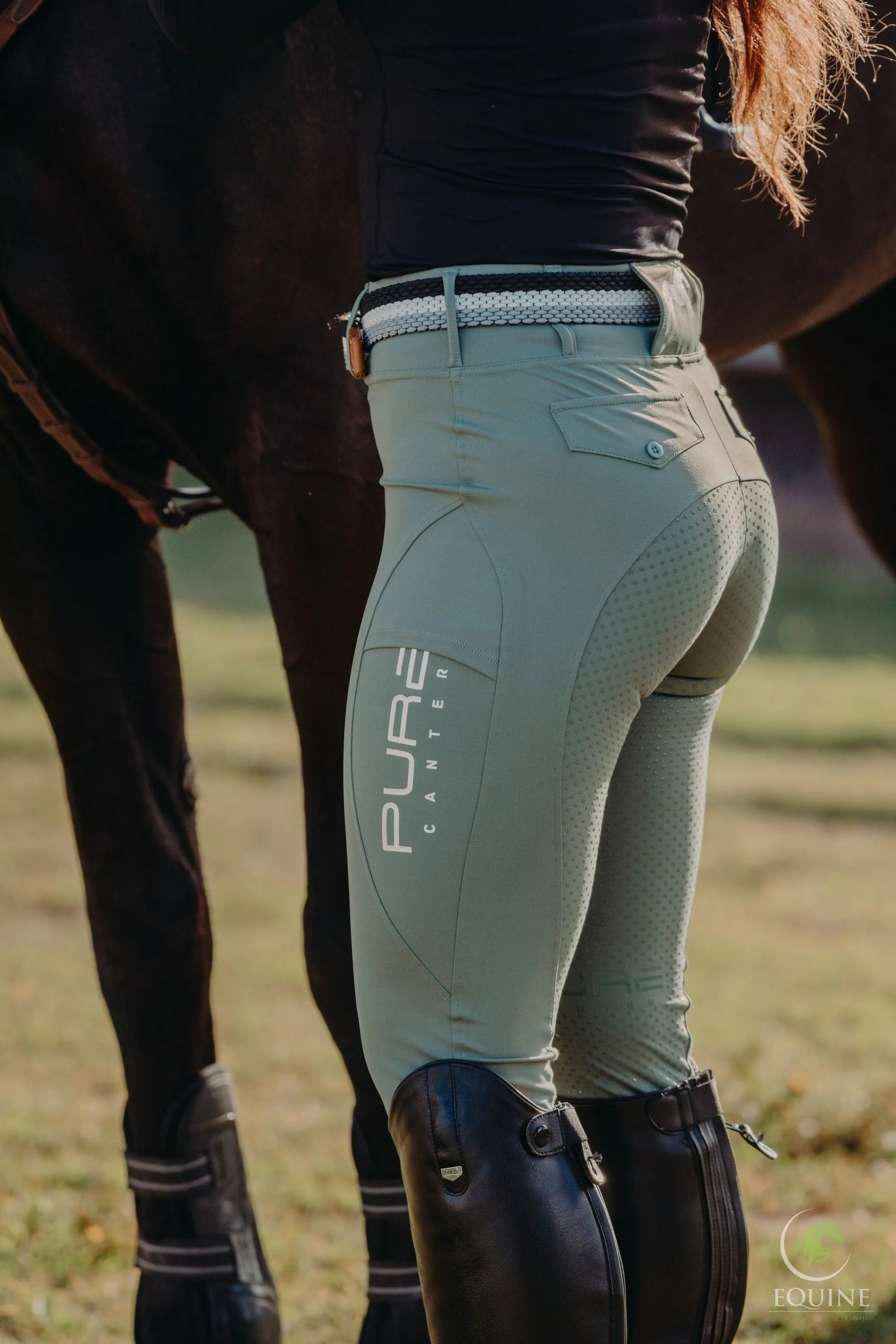 V1 Fusion Riding Tights - Sage