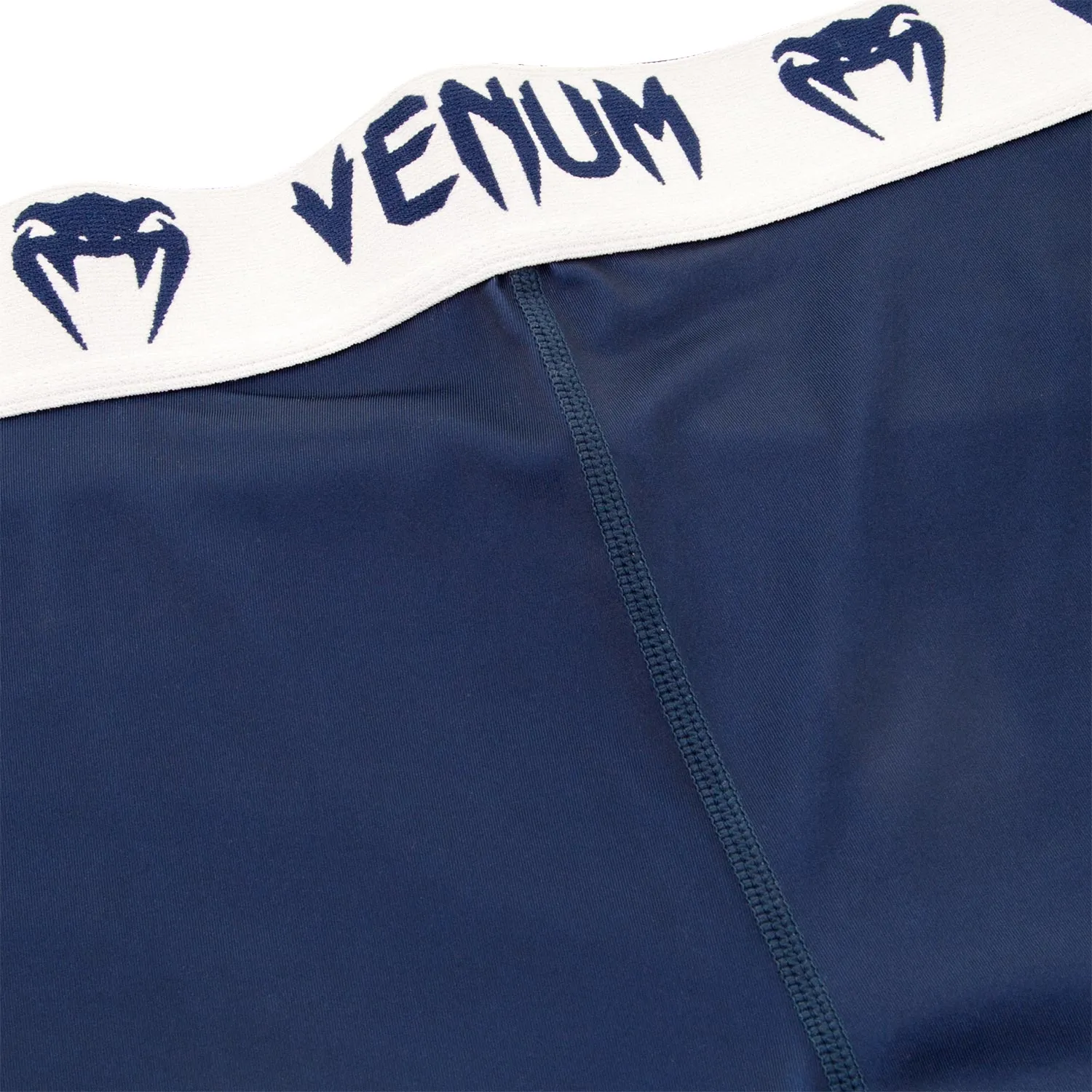 Venum Giant Compression Tights - Navy Blue/White