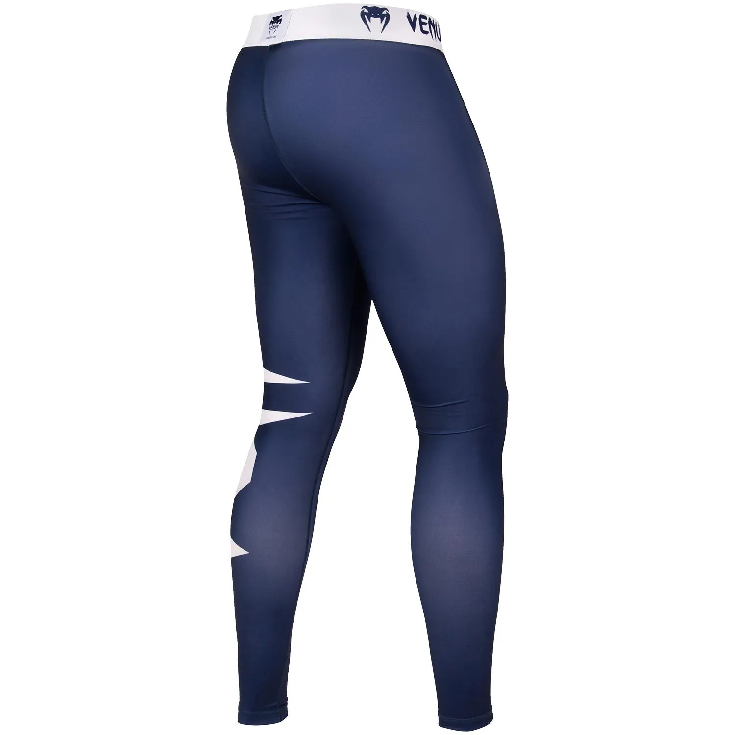 Venum Giant Compression Tights - Navy Blue/White