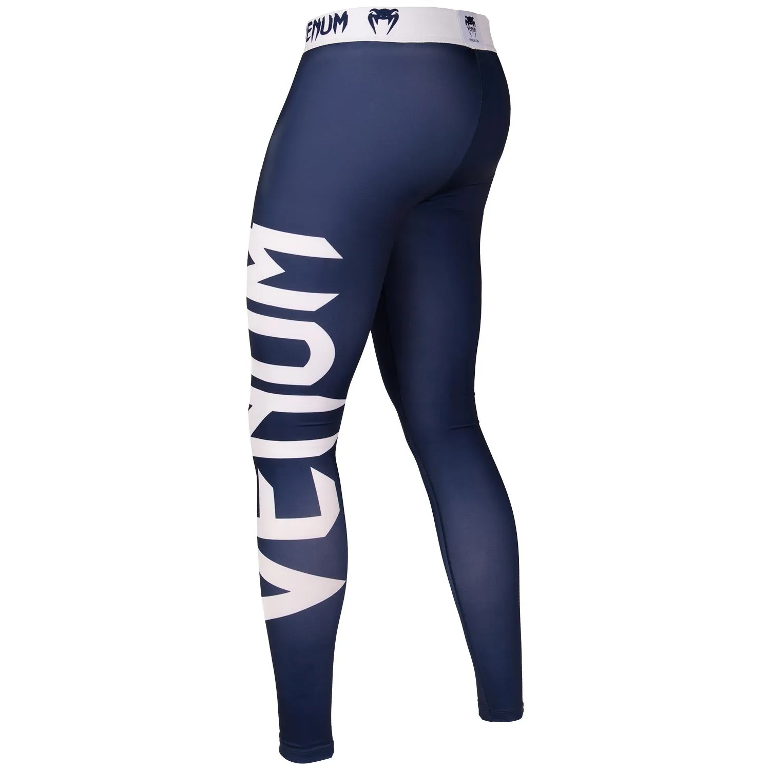 Venum Giant Compression Tights - Navy Blue/White