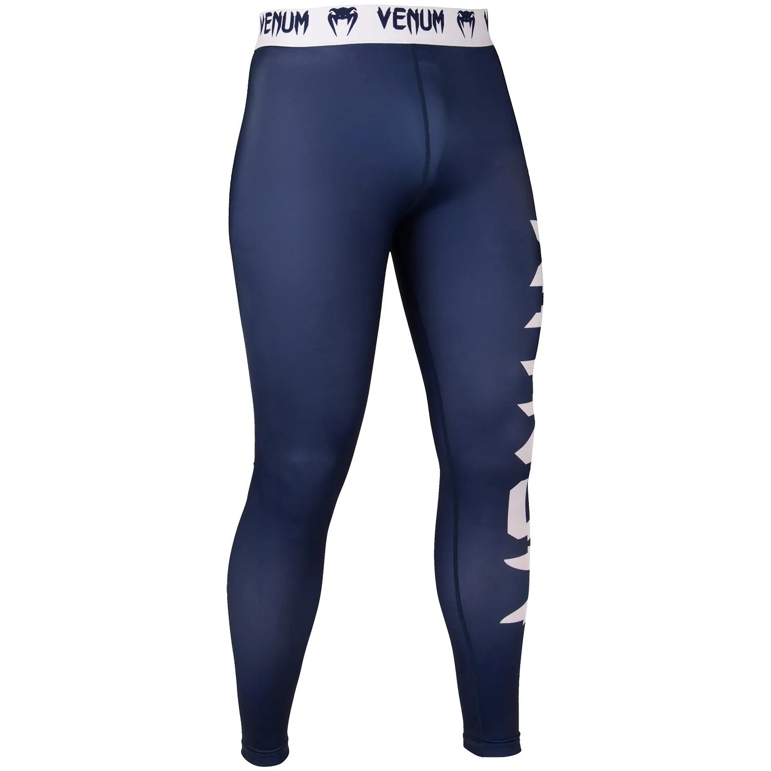 Venum Giant Compression Tights - Navy Blue/White