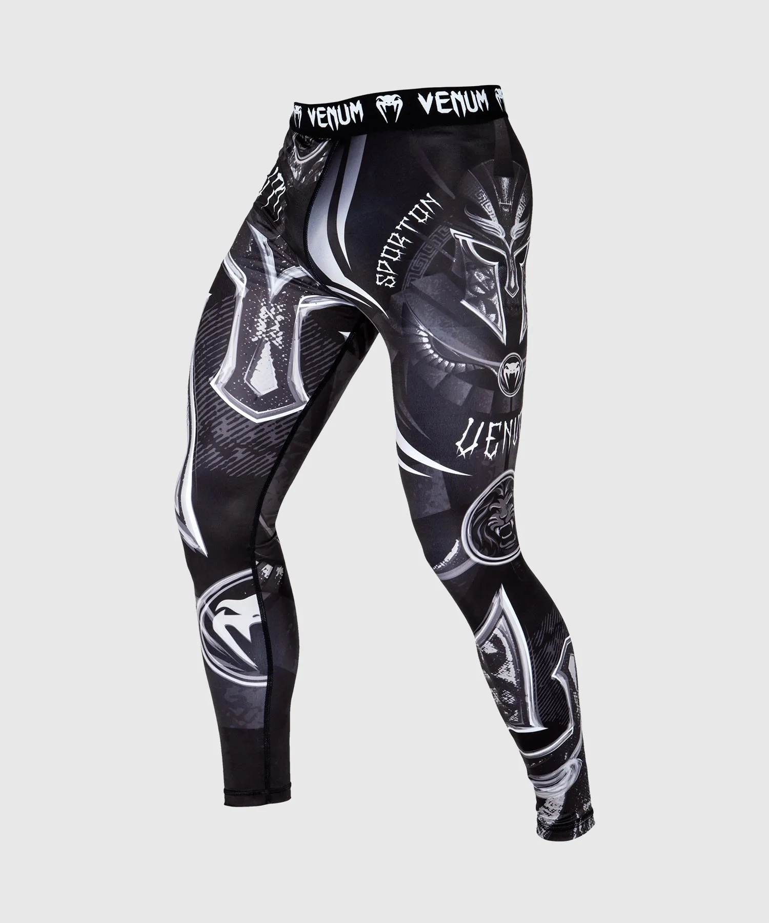 Venum Gladiator 3.0 Compression Tights - Black/White