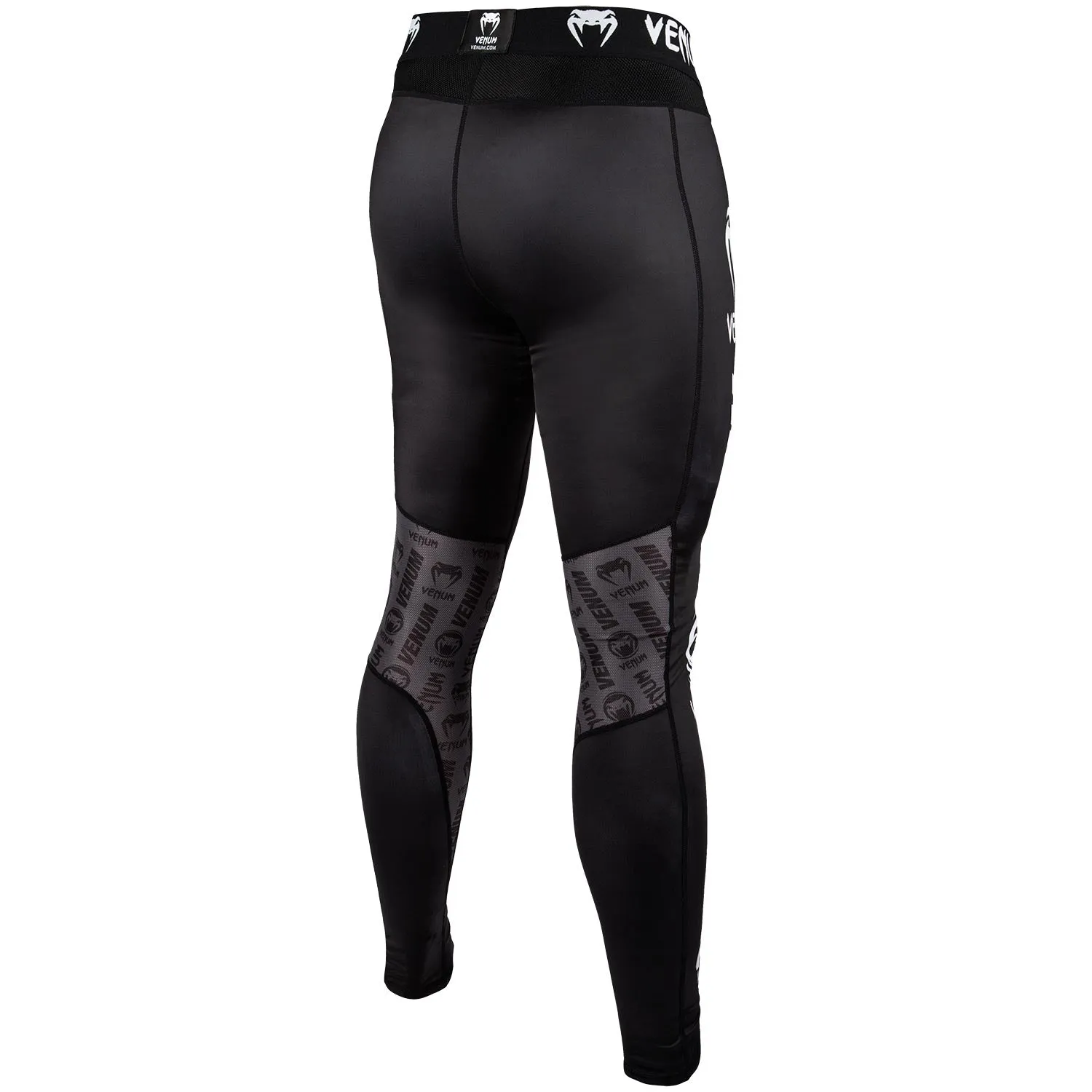 Venum Logos Compression Tights - Black/White