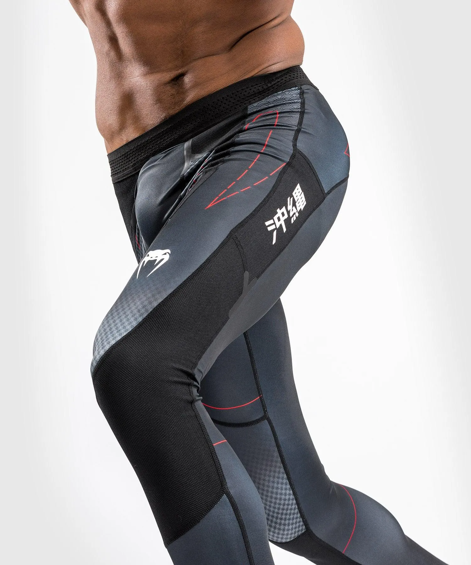 Venum Okinawa 3.0 Compression Tights  - Black/Red