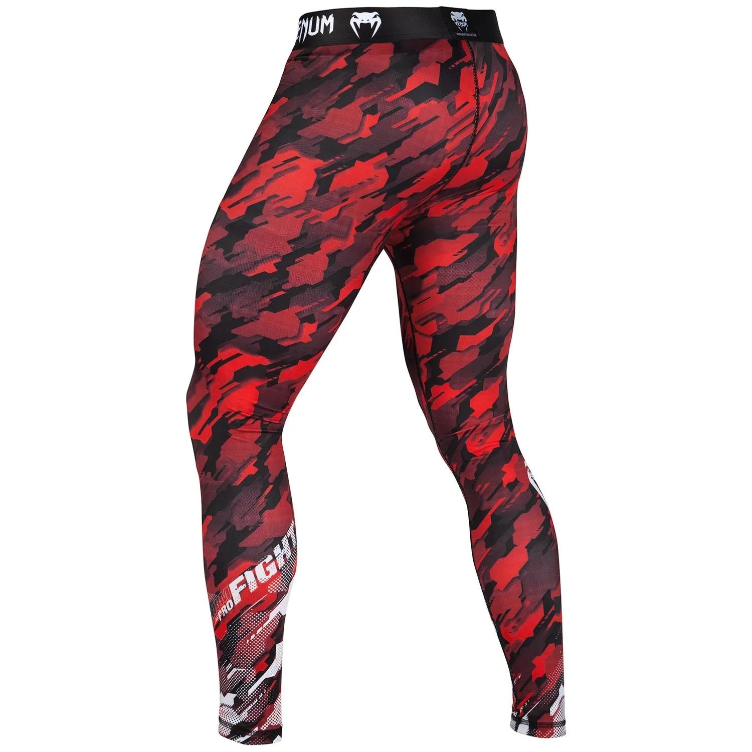 Venum Tecmo Compression Tights - Red/White