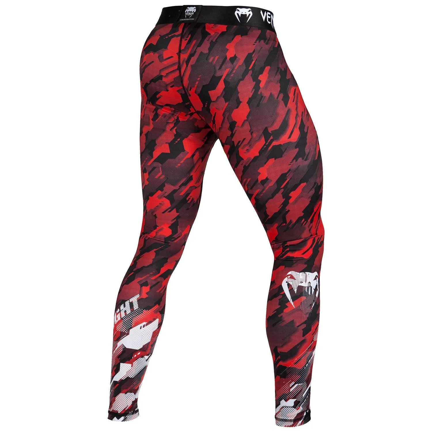 Venum Tecmo Compression Tights - Red/White