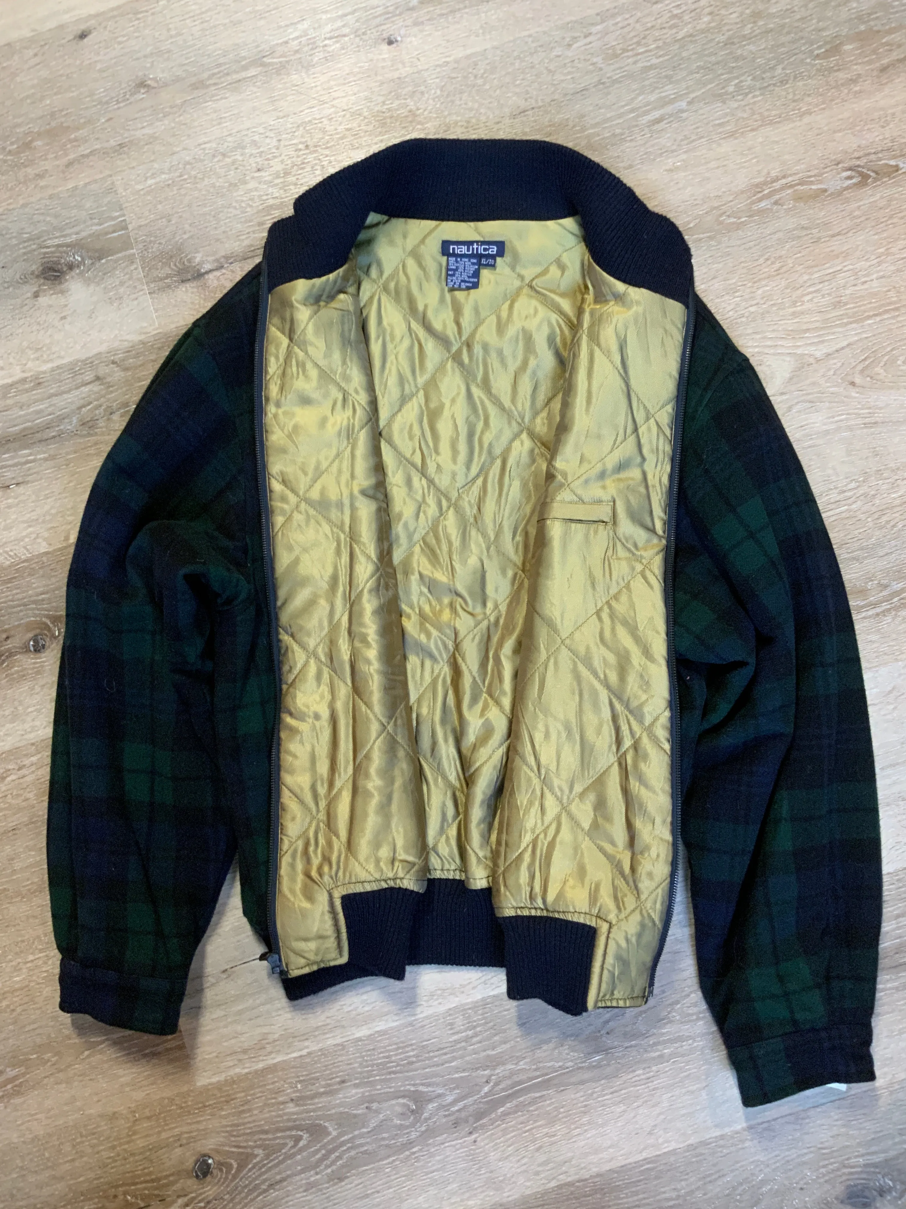 Vintage Nautica Wool Blend Bomber Jacket, SOLD