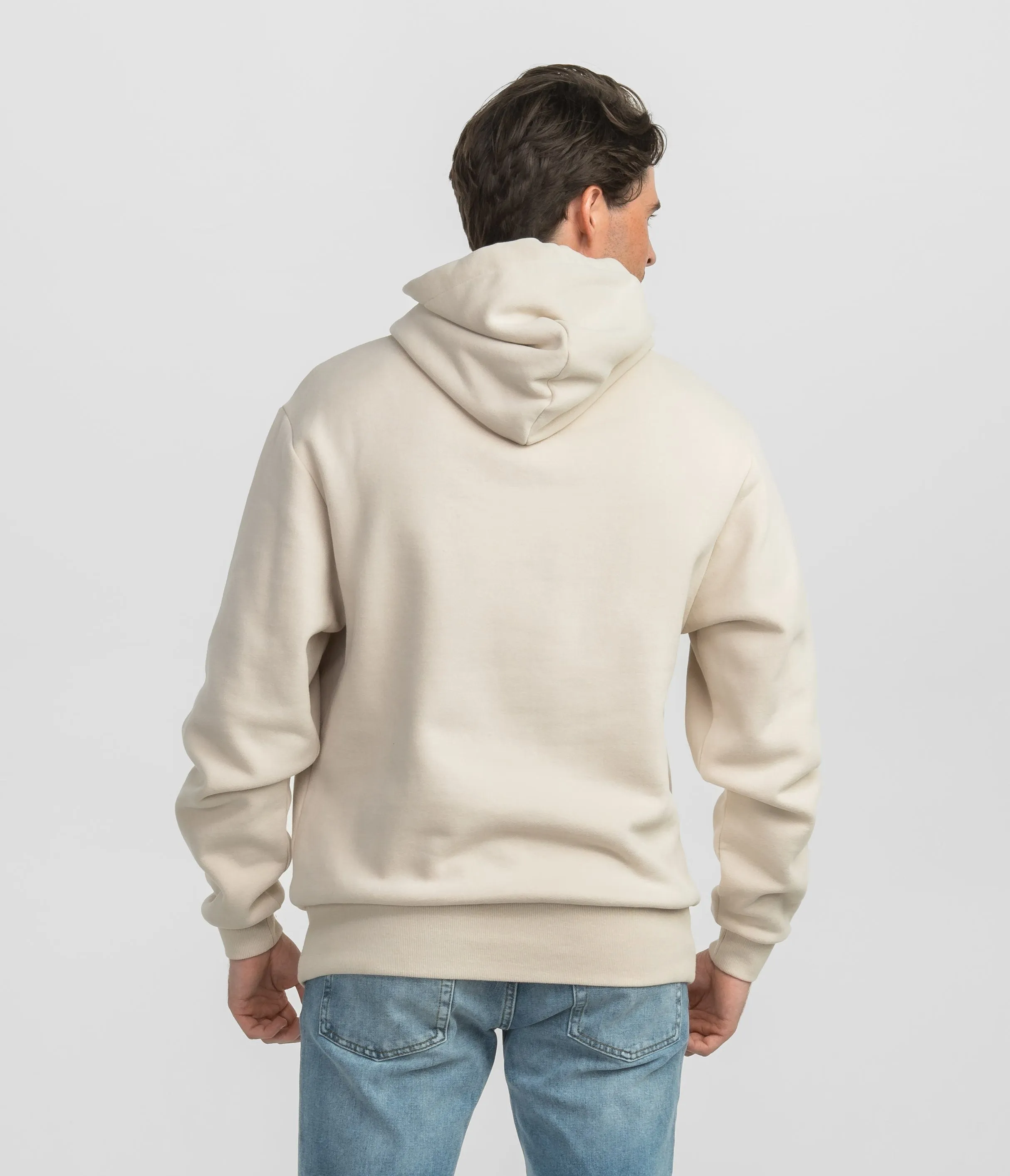 Washed Fleece Essential Hoodie - Oatmeal