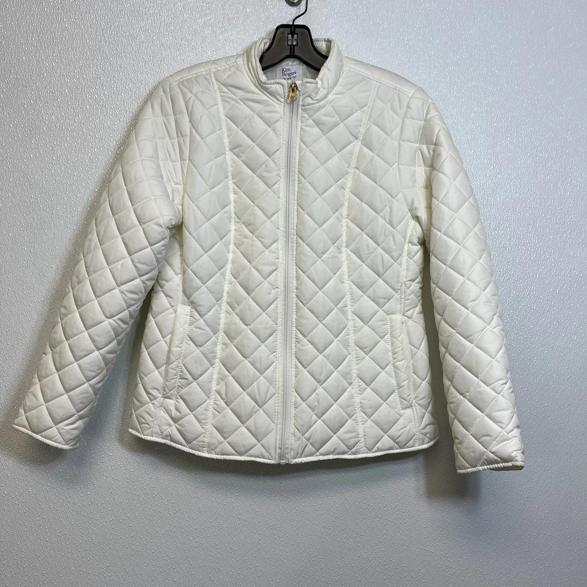 White Coat Puffer & Quilted Kim Rogers, Size S