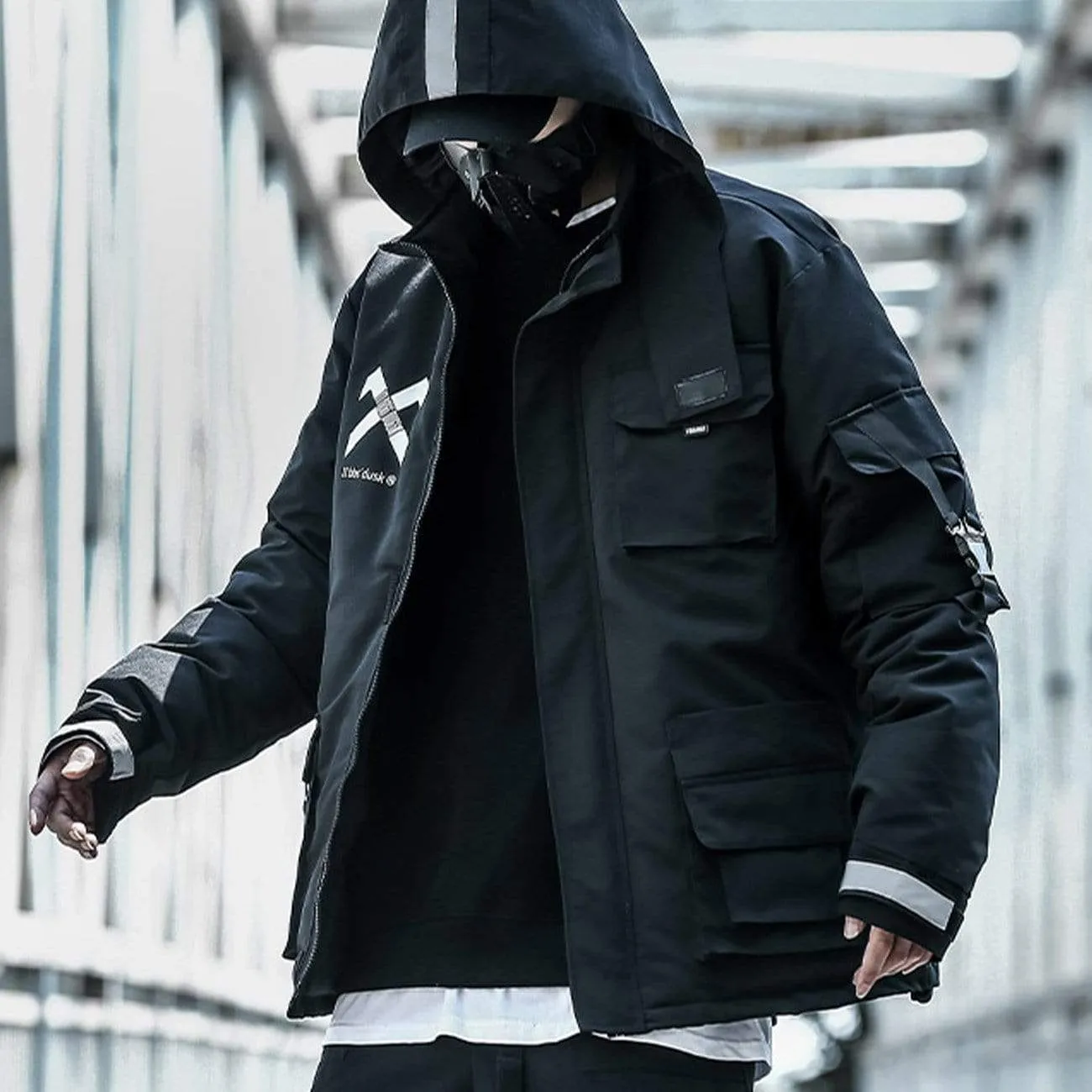 WLS Combat Reflective Strip Winter Coat