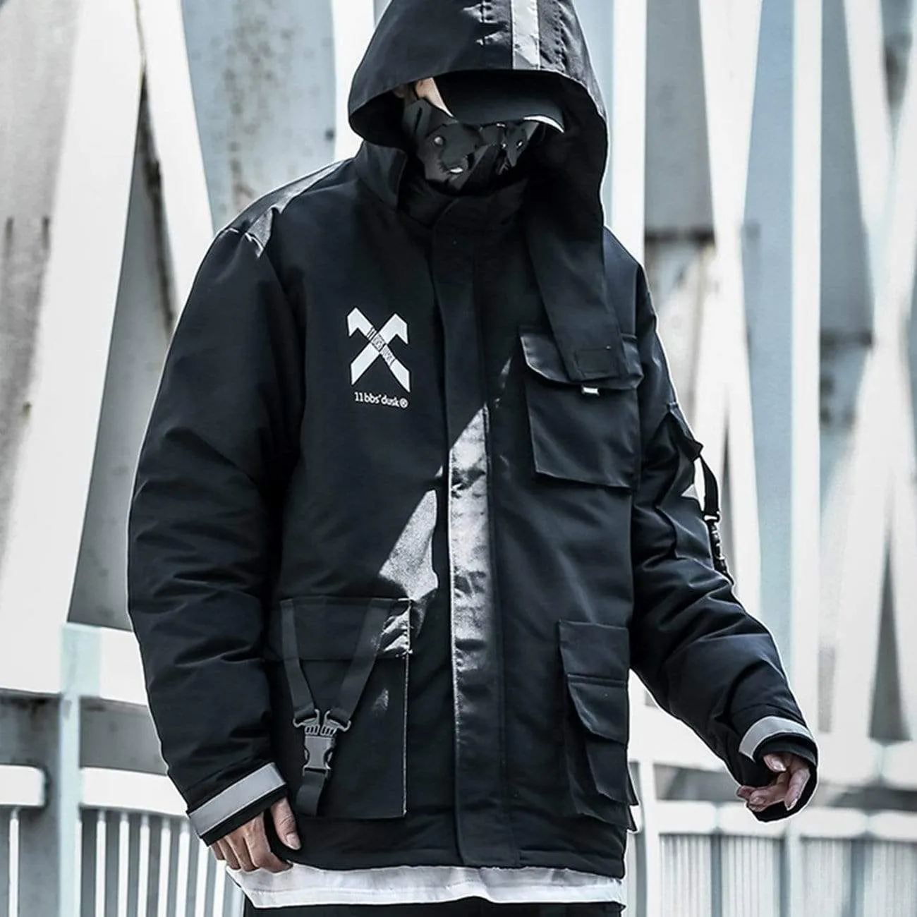 WLS Combat Reflective Strip Winter Coat