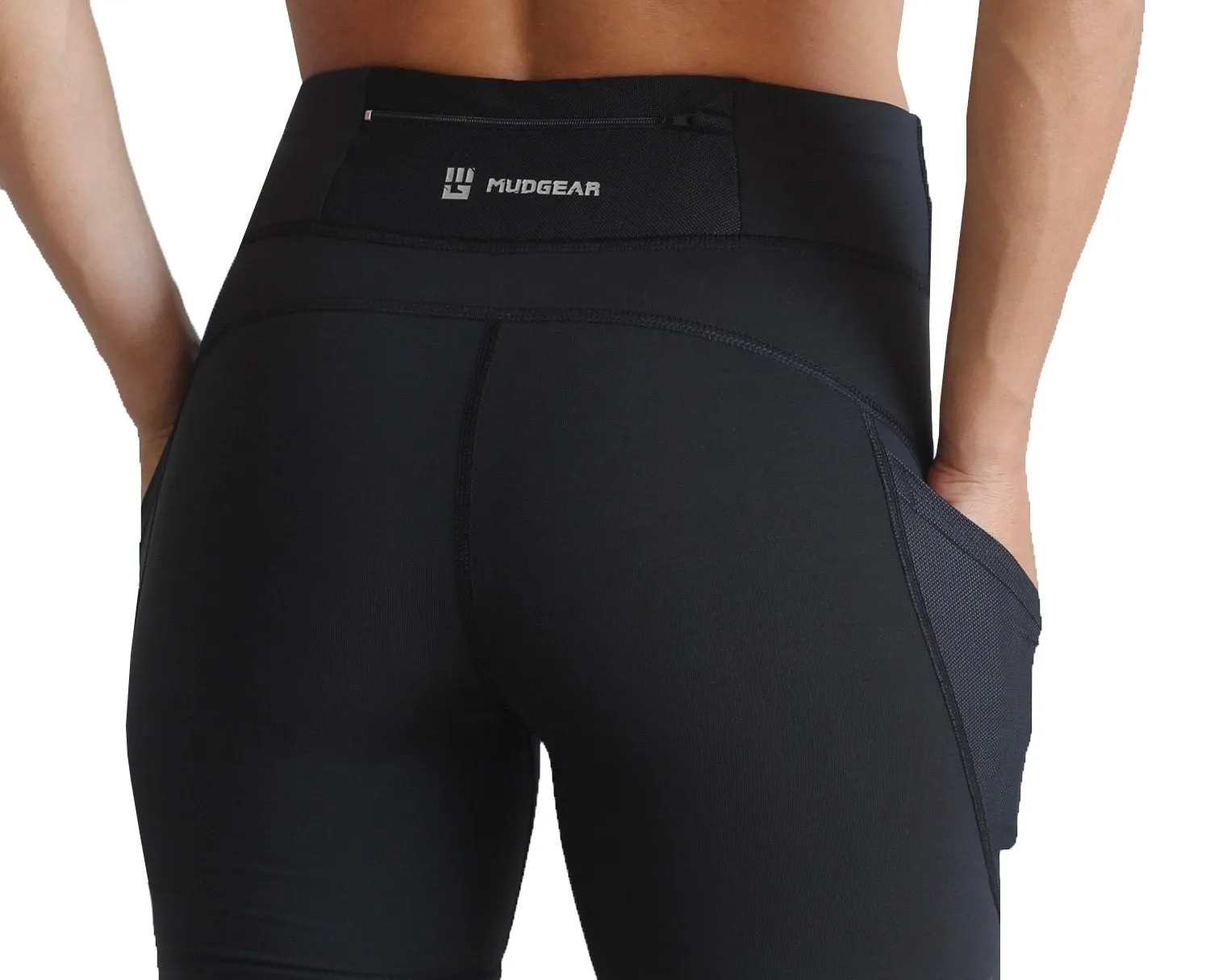 Women's Flex-Fit Compression Capri Leggings (Race Logo)