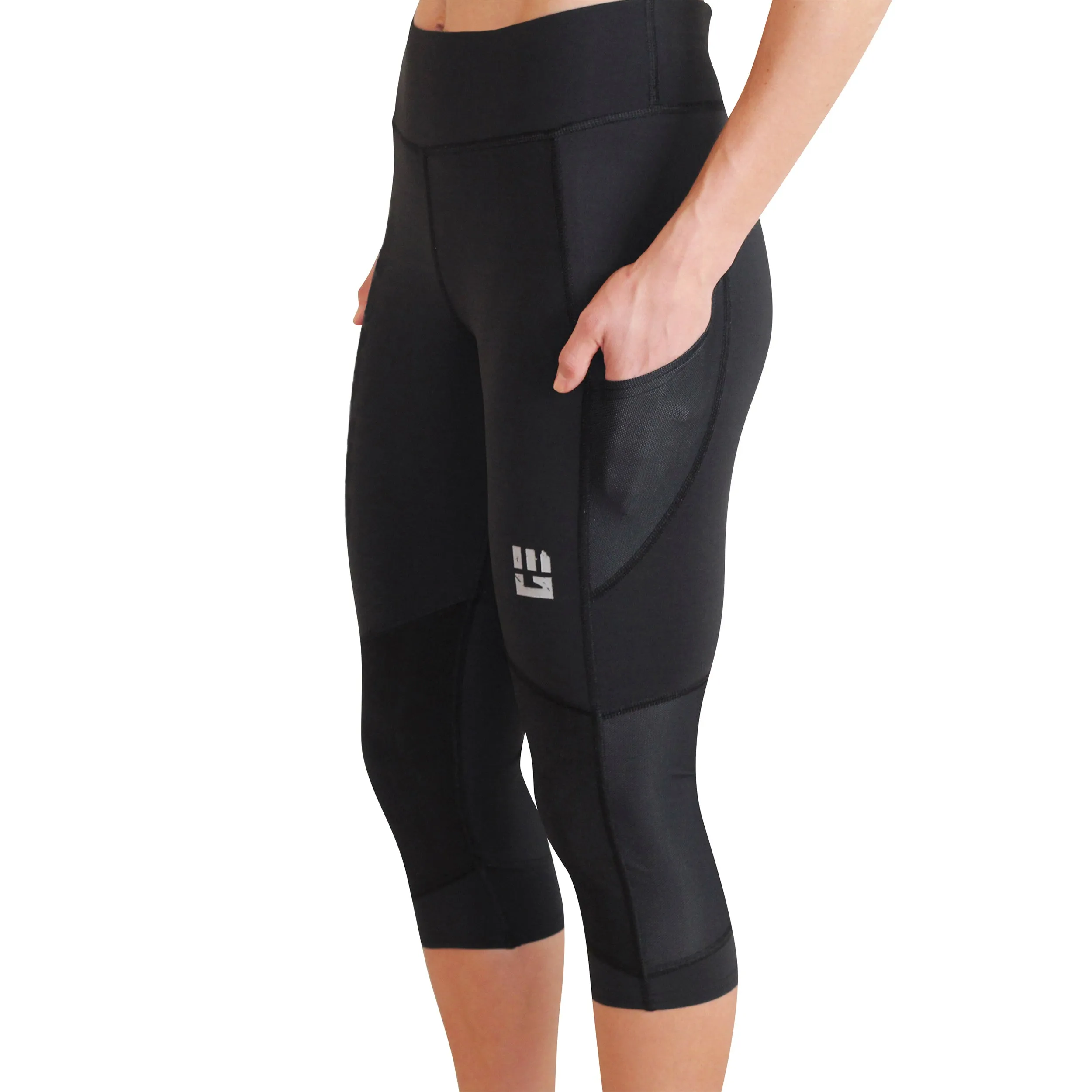 Women's Flex-Fit Compression Capri Leggings