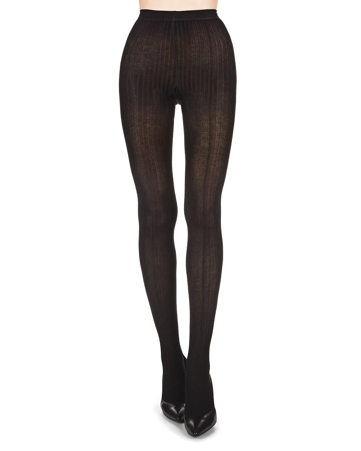 Women's Ultra-Soft Basic Bamboo Blend Ribbed Tights