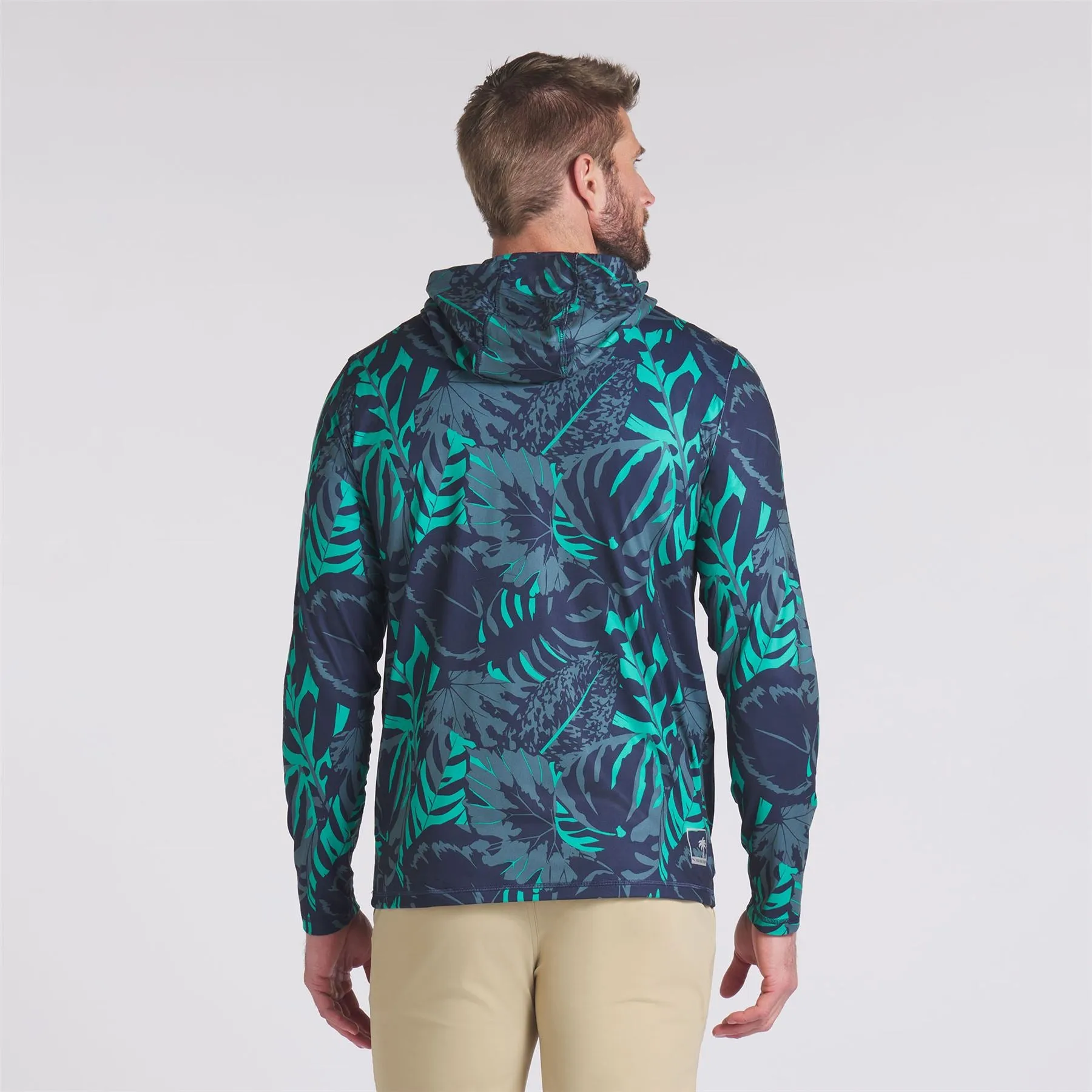 x PTC Palm Glitch Hoodie Deep Navy/Sparkling Green - AW24