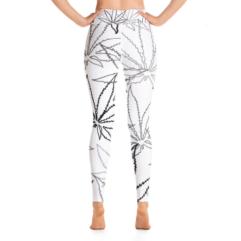 Yoga Silver Leaf E4SO Leggings