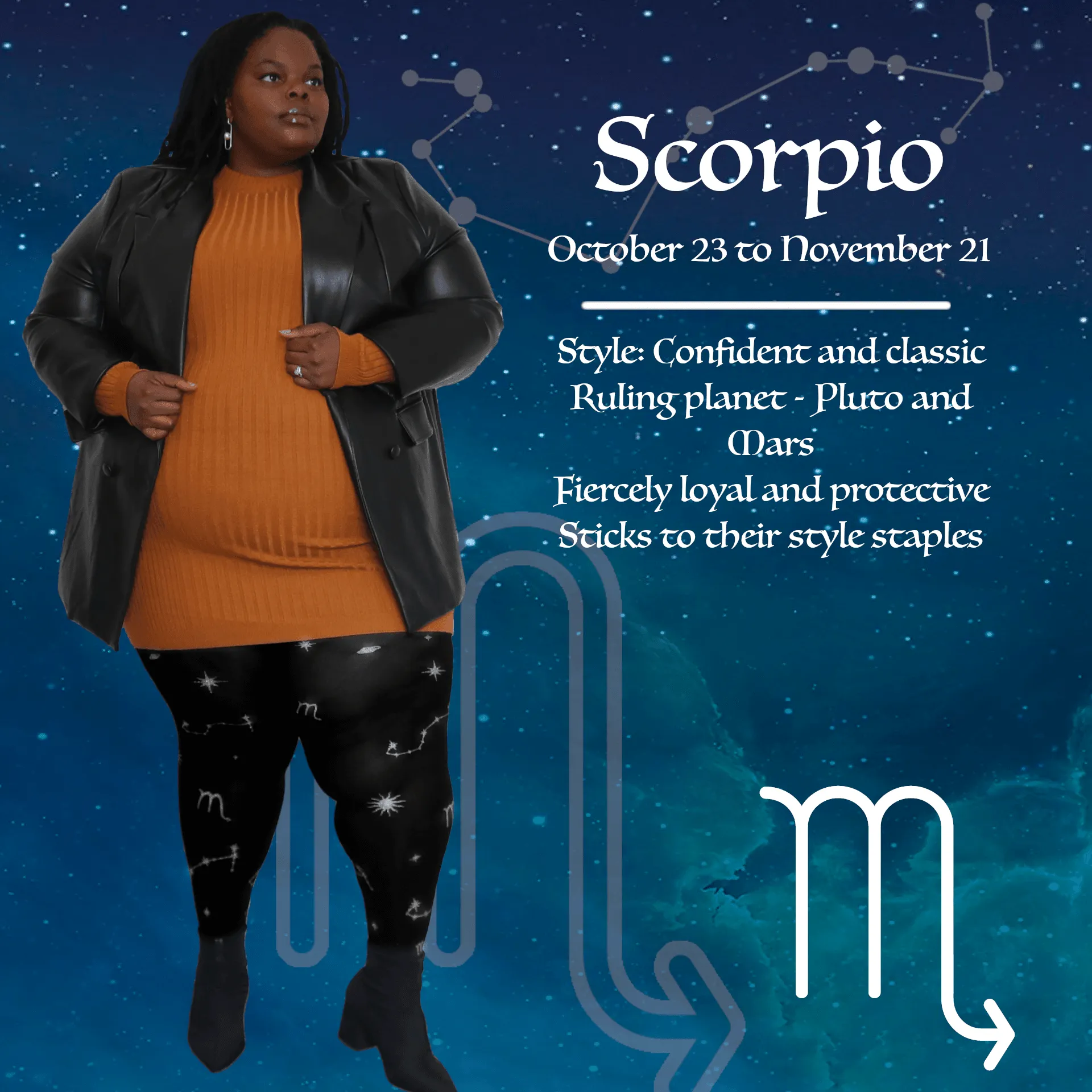 Zodiac Tights - Scorpio